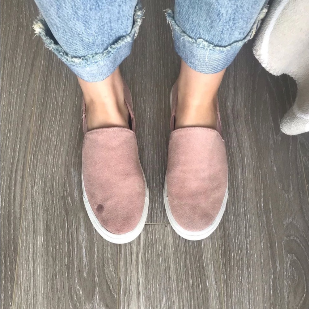 Suede Slip On Shoes